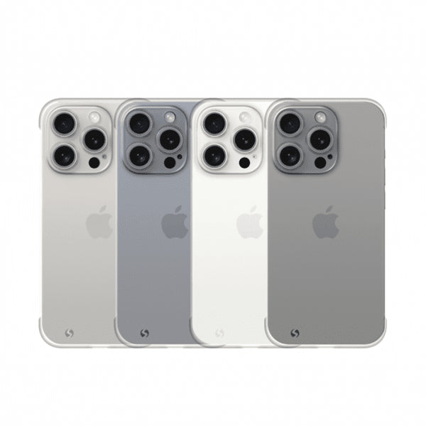 Just Mobile iPhone 15 Pro Deksel TENC Slim Fit Frost