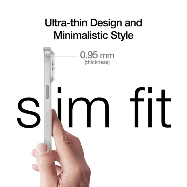 Just Mobile iPhone 15 Pro Max Deksel TENC Slim Fit Frost