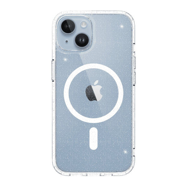 Just Mobile iPhone 14 Deksel TENC BlingBling MagSafe Transparent