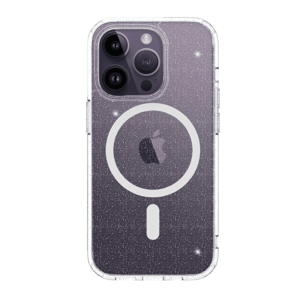 Just Mobile iPhone 14 Pro Deksel TENC BlingBling MagSafe Transparent