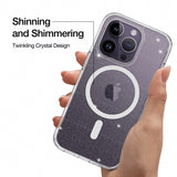 Just Mobile iPhone 14 Pro Deksel TENC BlingBling MagSafe Transparent