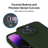 Just Mobile iPhone 14 Pro Deksel TENC Silicone MagSafe Grønn