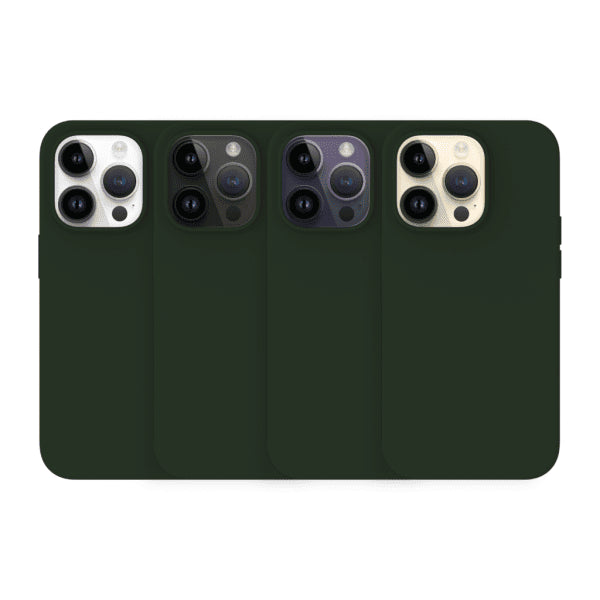 Just Mobile iPhone 14 Pro Deksel TENC Silicone MagSafe Grønn