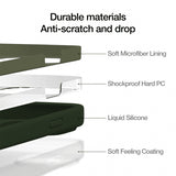 Just Mobile iPhone 14 Pro Deksel TENC Silicone MagSafe Grønn