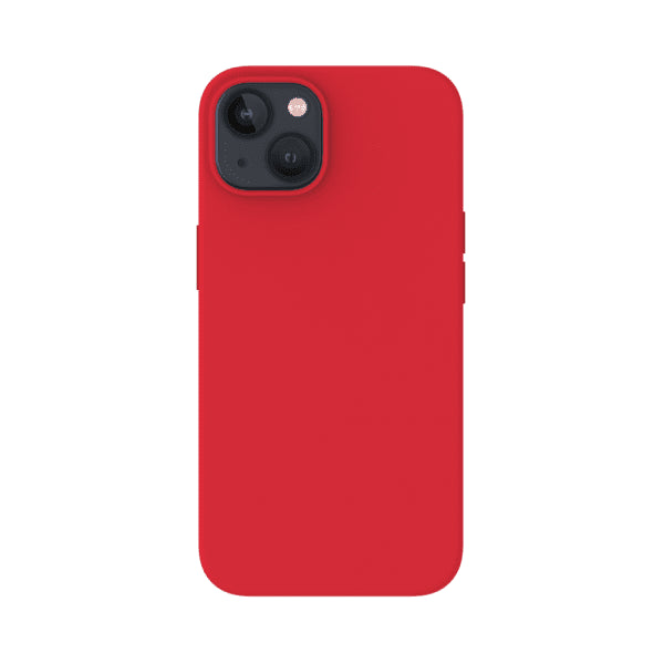 Just Mobile iPhone 14 Deksel TENC Silicone MagSafe Rød