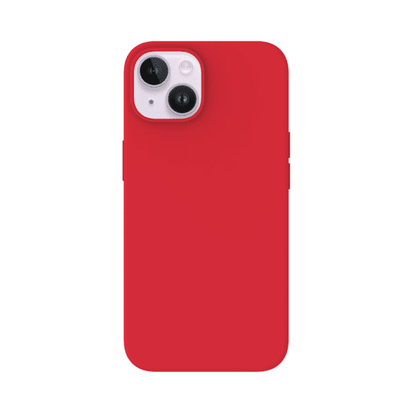 Just Mobile iPhone 14 Deksel TENC Silicone MagSafe Rød