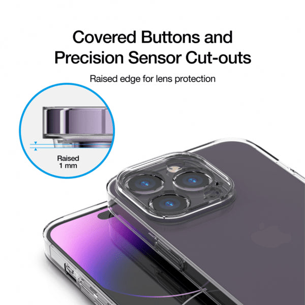 Just Mobile iPhone 14 Pro Max Deksel TENC Slim Fit Transparent