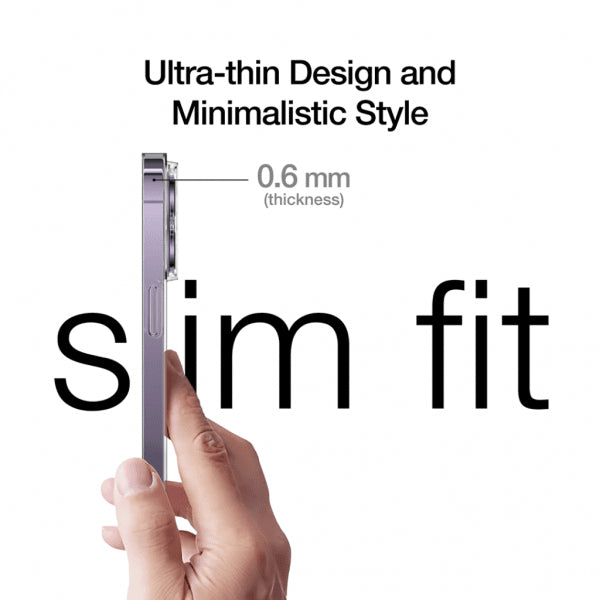 Just Mobile iPhone 14 Pro Max Deksel TENC Slim Fit Transparent