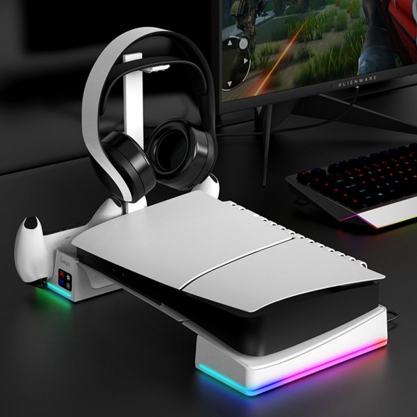 Ipega PG-P5S039 PlayStation 5 Slim horisontal dokkingstasjon