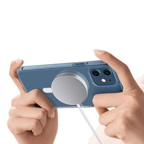 iPhone 12 Mini Deksel TPU MagSafe Støtsikker Transparent