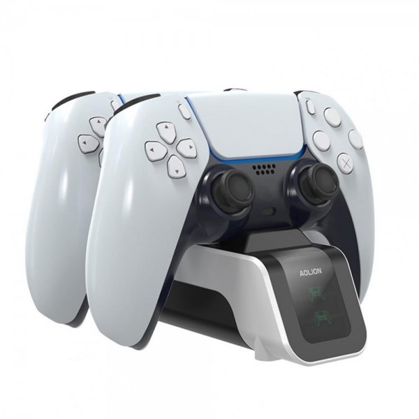 Aolion PlayStation 5 DualSense Kontroller Dobbel Ladedokking