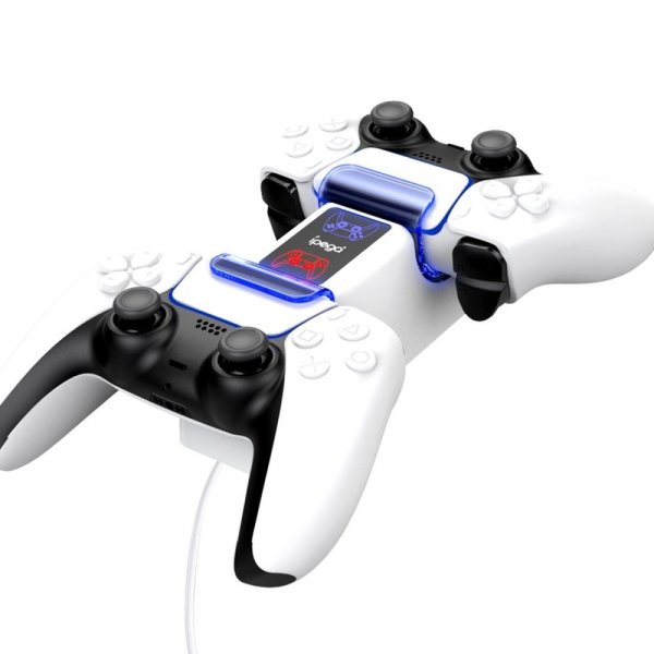 Ipega PlayStation 5 kontroller dobbel ladestasjon