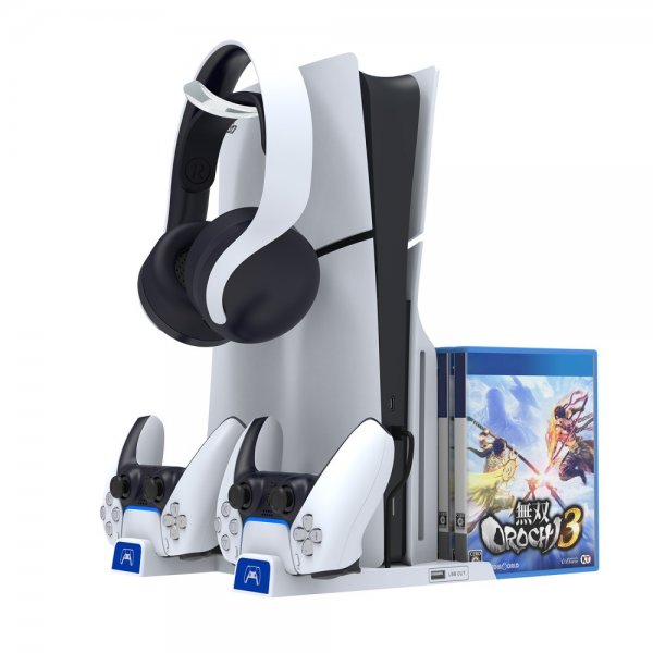 Ipega PS5/PS5 Slim Docking Station Cooling Fan Control Charging Game Storage