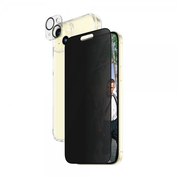 PanzerGlass iPhone 15 Plus 3-in-1 Bundle Set Privacy