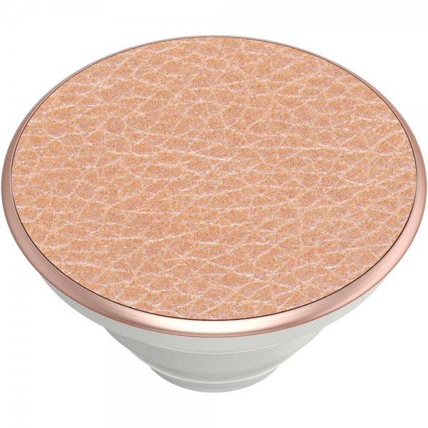 Popsockets PopGrip Premium Pebbled Vegan Leather Rosegull