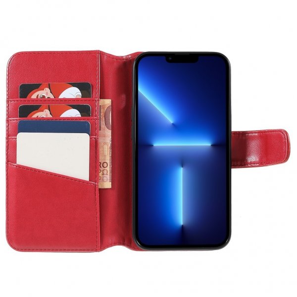 Nordic Covers iPhone 14 Pro Etui Essential Leather Poppy Red