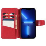 Nordic Covers iPhone 14 Pro Etui Essential Leather Poppy Red