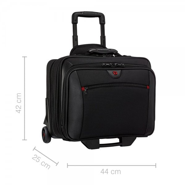 Wenger Potomac Double Gusset 15.4" Business Trolley Svart