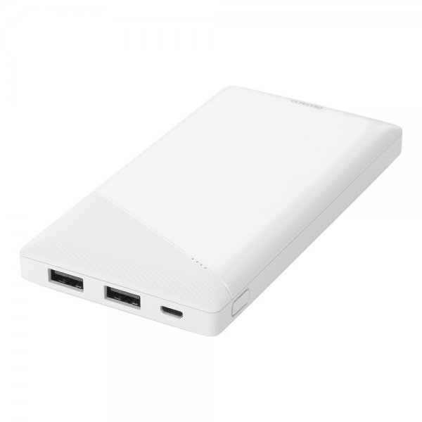 Deltaco Powerbank 10 000 mAh 10W Hvit