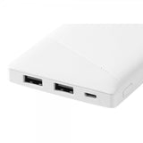 Deltaco Powerbank 10 000 mAh 10W Hvit