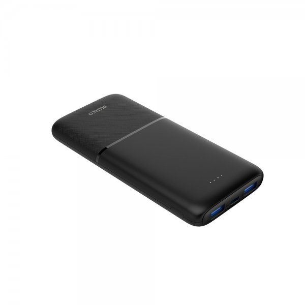 Deltaco Powerbank 10 000 mAh Fast Charge 20W Svart