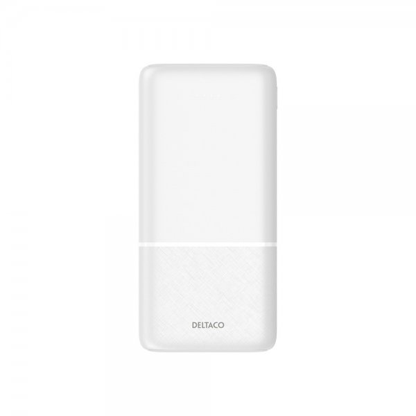 Deltaco Powerbank 20 000 mAh Hvit