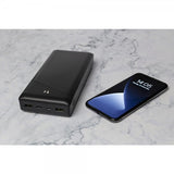 Deltaco Powerbank 30 000 mAh Fast Charge Svart