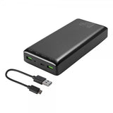 Deltaco Powerbank 30 000 mAh Fast Charge Svart