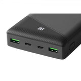 Deltaco Powerbank 30 000 mAh Fast Charge Svart