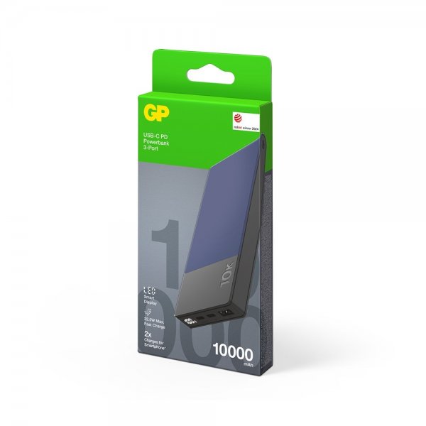 GP Powerbank M2+ 10 000 mAh Blå