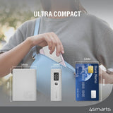 4smarts Powerbank Pocket Slim 10 000 mAh 45W Hvit