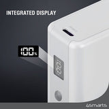 4smarts Powerbank Pocket Slim 10 000 mAh 45W Hvit