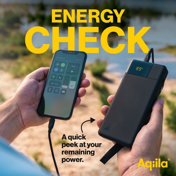 Aqiila Powerbank Powerbird B20+ 20 000 mAh 65W Svart