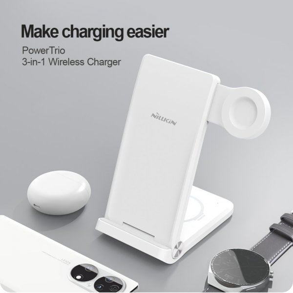 Nillkin Powertrio 3-in-1 Trådløs lader