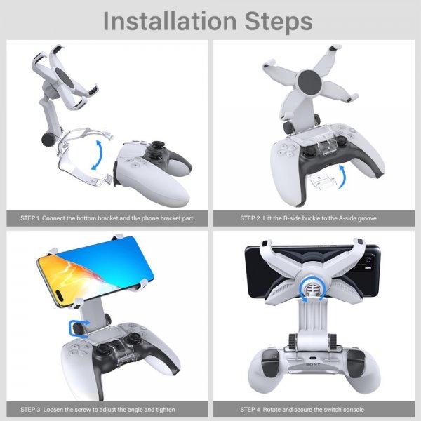 Dobe PS5 Controller Mobile Phone Clamp