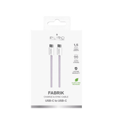 Puro Kabel Fabrik 2.0 60W USB-C til USB-C 1.5m Coraltastic