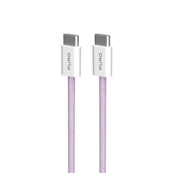 Puro Kabel Fabrik 2.0 60W USB-C til USB-C 1.5m Coraltastic