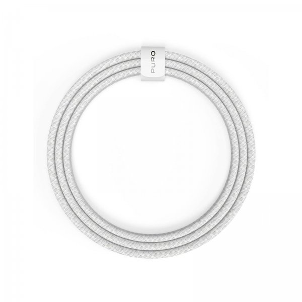 Puro Kabel Fabrik 2.0 60W USB-C til USB-C 1.5m Hvit