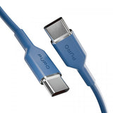Puro Kabel TPE 25W USB-C til USB-C 1.5m Ice Blue