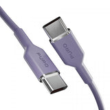 Puro Kabel TPE 25W USB-C til USB-C 1.5m Lavendel