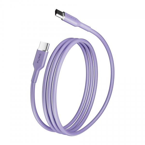 Puro Kabel TPE 25W USB-C til USB-C 1.5m Lavendel