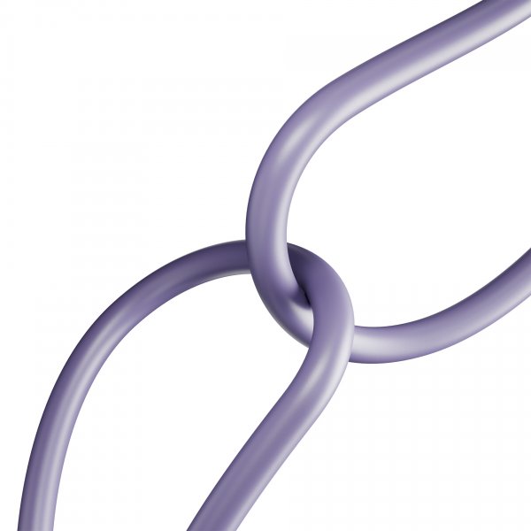 Puro Kabel TPE 25W USB-C til USB-C 1.5m Lavendel