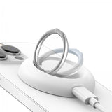 Puro Trådløs lader Mag Loop Pro Ring Stand MagSafe Hvit