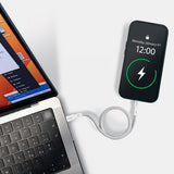 Puro Kabel Magnetic USB-C to USB-C 1m Hvit