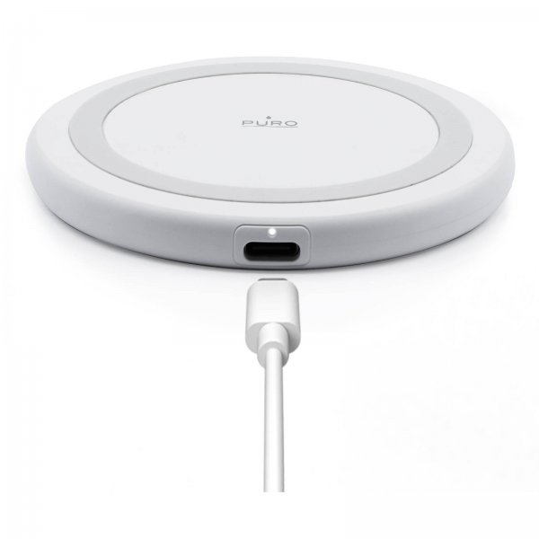 Puro Trådløs lader 10W Hvit
