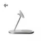 Puro Trådløs lader Mag Station 2-in-1 Qi2 Hvit