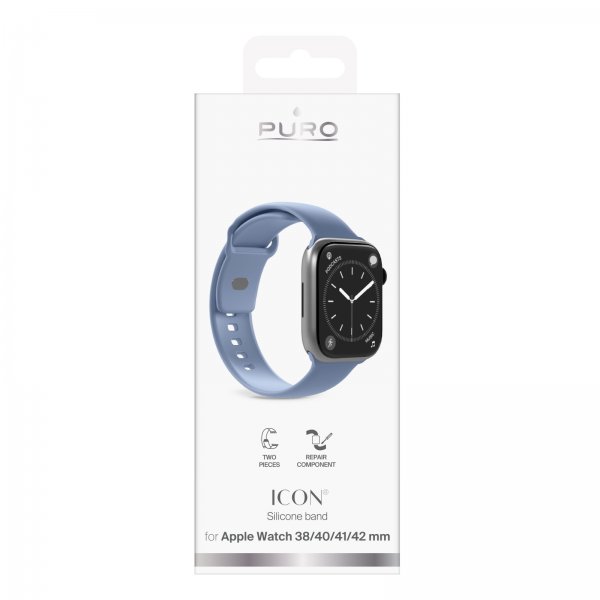 Puro Apple Watch 38/40/41/42mm Armbånd Icon Ice Blue
