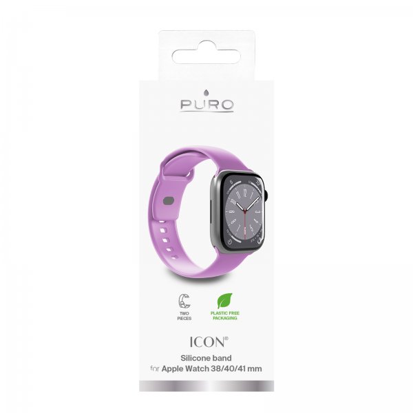 Puro Apple Watch 38/40/41/42mm Armbånd Icon Coraltastic