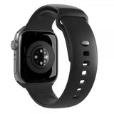 Puro Apple Watch 44/45/46mm/Apple Watch Ultra Armbånd ICON Silicone Band Svart