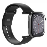 Puro Apple Watch 44/45/46mm/Apple Watch Ultra Armbånd ICON Silicone Band Svart
